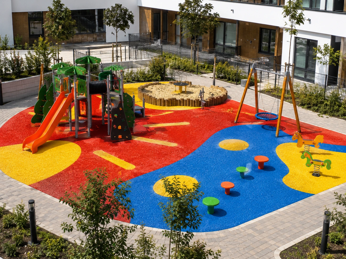 Municipal playground in Riga