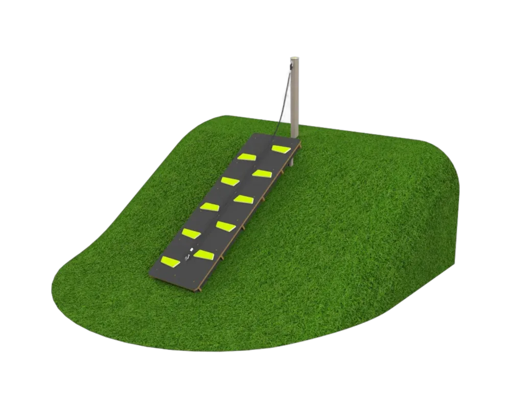 View full screen Climbing ramp with rope