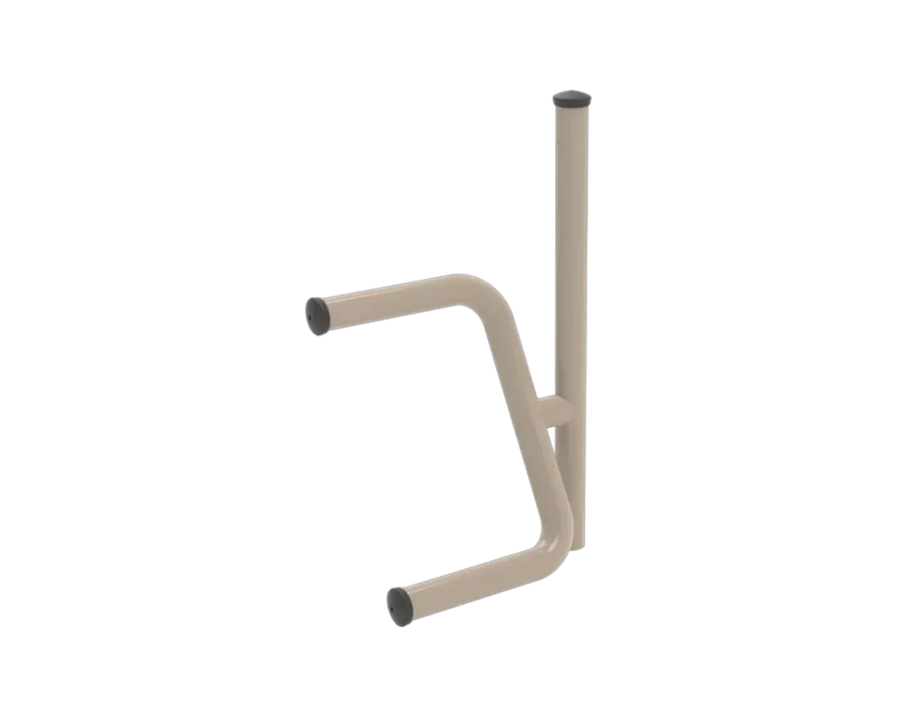 Decline bench with pole