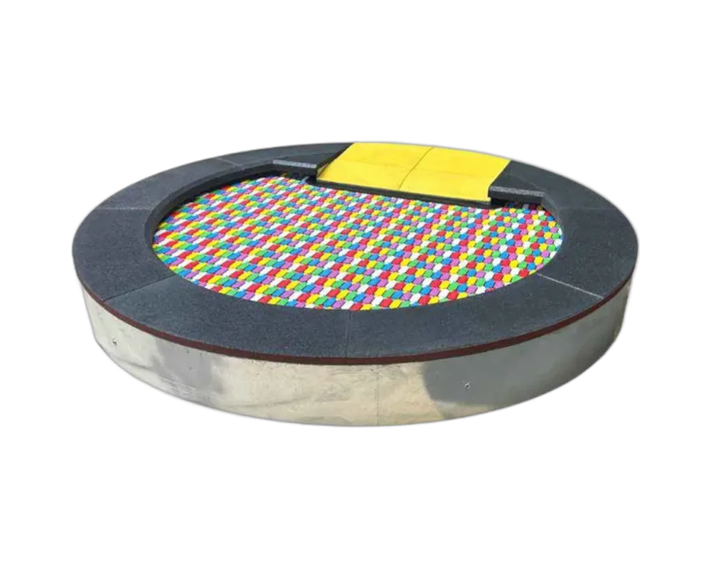 View full screen Accessible round trampoline "R"