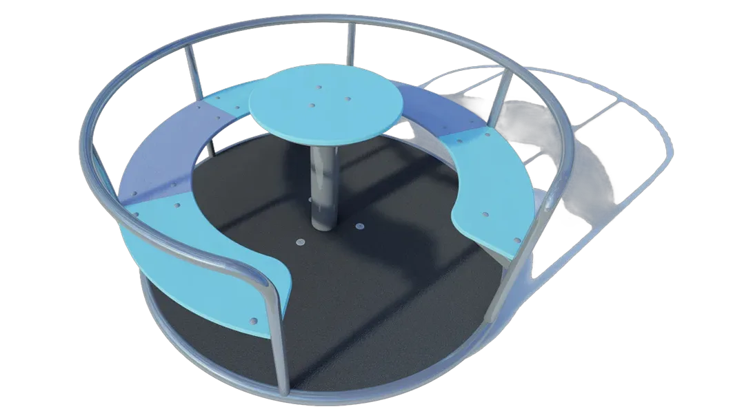 View full screen Roundabout with steering wheel