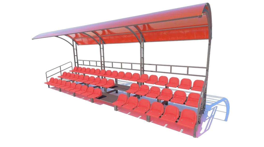 View full screen Grandstand with canopy, 50 seats